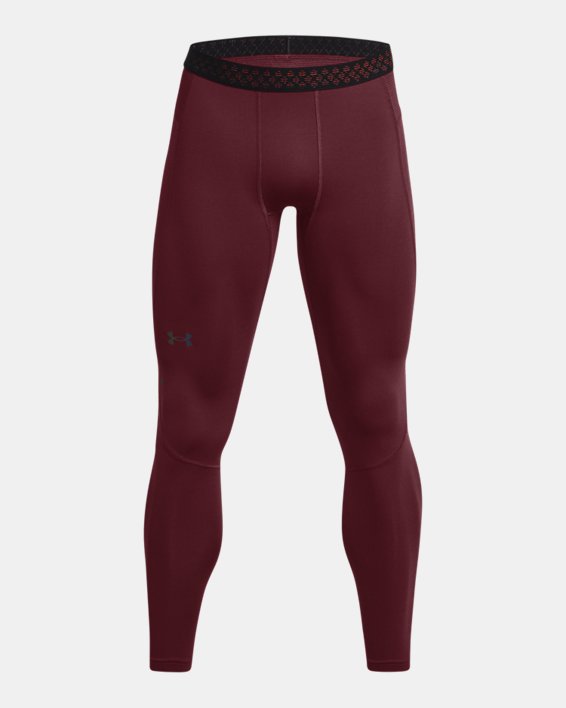 Men's UA RUSH™ HeatGear® 2.0 Leggings, Red, pdpMainDesktop image number 4